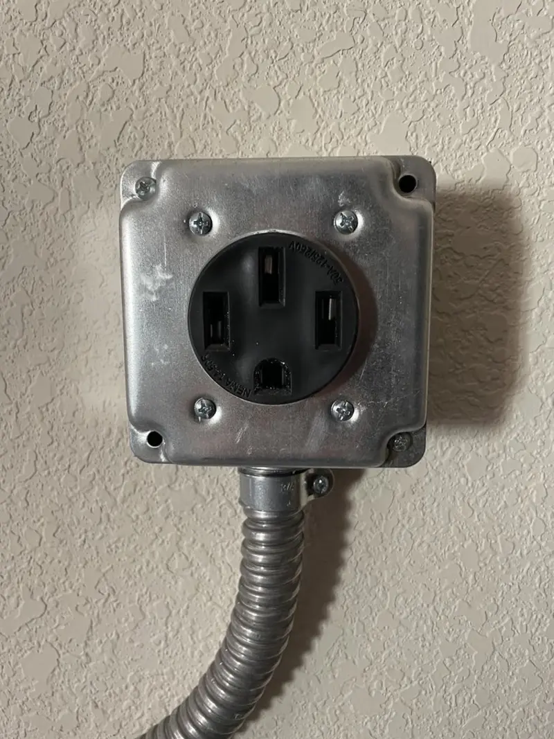 NEMA 14-50 outlet installed for Smart Home Electrical in West Laurel